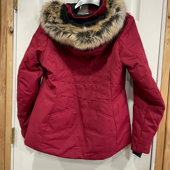 NWT Obermeyer Tuscany II Ski Jacket Size 12 Maroon - Picture 7 of 16
